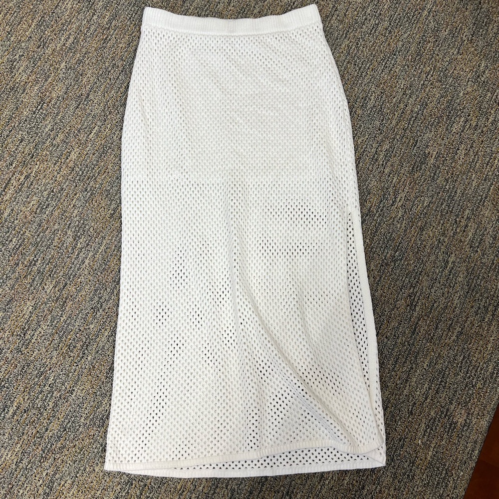 Cream Maxi Skirt - Picture 4 of 6